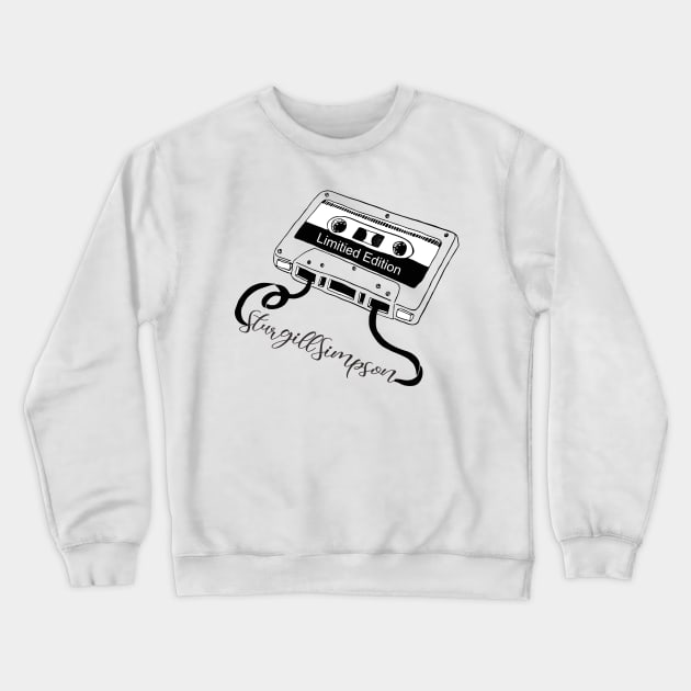 Sturgill Simpson  - Limitied Cassette Crewneck Sweatshirt by blooddragonbest